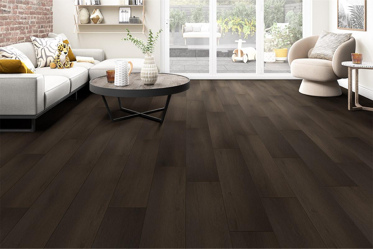 Audacity Walnut Plank Luxury Rigid Core Click Vinyl Flooring - Image 6