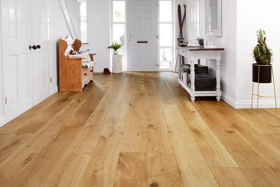 Galleria Professional Engineered European Nature Oak Flooring 20mm x 240mm Brushed & Oiled - Image 5