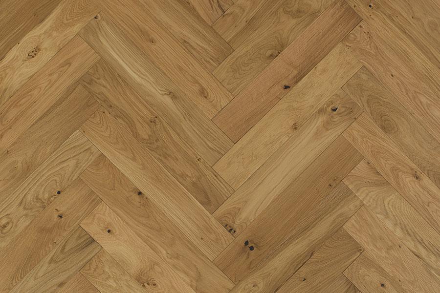 Galleria Professional Engineered Rustic Oak Herringbone Flooring 20mm x 90mm Natural Brushed & Oiled - Image 5